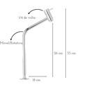 Ver imagem 4 de Cuba Redonda 35 Cm Branca + Torneira Link + Válvula Click + Sifão