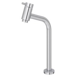 Kit: Cuba Redonda 35 Cm Marrom + Torneira Link + Válvula + Sifão - 5