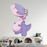 Adesivo de Parede Dinossauro Baby Roxo-Gigante 129x85cm - 2