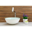 Ver imagem 4 de Kit: Cuba Redonda 35 Cm Branca + Torneira Link Alta + Válvula Click