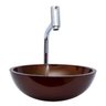 Cuba de Vidro para Banheiros e Lavabos 35 Cm - Marrom - 2
