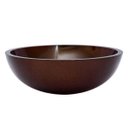 Ver imagem 1 de Cuba de Vidro para Banheiros e Lavabos 35 Cm - Marrom