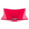Cuba de Vidro para banheiros e lavabos - Quadrada RT 30 Cm Rosa - 1