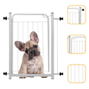 Ver imagem 1 de Portão Pet Branco Proteção Criança Bebê Cachorro Cão com Extensor 05cm Itagold