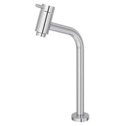 Kit: Cuba Redonda 30 Cm Rosa + Torneira Link + Válvula + Sifão - 5