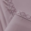 Ver imagem 5 de Jogo de Cama 300 Fios Bordado Casal Padrão Infinity 04 Peças - Frapê de Uva Bia Enxovais
