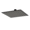 Ver imagem 2 de Ducha Chuveiro Slim 20x20 Preto Fosco com Braço 36cm