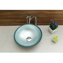 Ver imagem 3 de Kit: Cuba Redonda 35 Cm Prata + Torneira Link Alta + Válvula Click