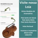 Ver imagem 4 de Incensário Madeira Mão de Fátima Hamsá 50g Palo Santo Natural Encerado Mão de Fátima