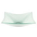 Ver imagem 1 de Cuba de Vidro de Sobrepor para Banheiros e Lavabos Retangular Branca