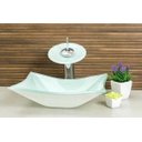 Ver imagem 5 de Cuba de Vidro de Sobrepor para Banheiros e Lavabos Retangular Branca