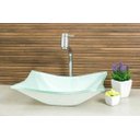 Ver imagem 7 de Cuba de Vidro de Sobrepor para Banheiros e Lavabos Retangular Branca