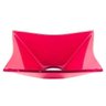 Cuba de Vidro para banheiros e lavabos - Quadrada RT 34 Cm - Rosa - 1