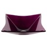 Cuba de Vidro para banheiros e lavabos - Quadrada RT 34 Cm - Roxa - 1