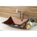 Ver imagem 3 de Kit: Cuba de vidro Retangular Marrom + Torneira Link Alta + Válvula