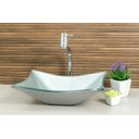 Ver imagem 3 de Kit: Cuba de vidro Retangular Prata + Torneira Link Alta + Válvula