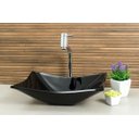 Ver imagem 2 de Kit: Cuba de vidro Retangular Preta + Torneira Link Alta + Válvula