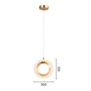 Ver imagem 2 de Lustre Pendente Astraled Helvetios Pt-9122 Dourado Brilho Led Bivolt Dourado Pt-9122