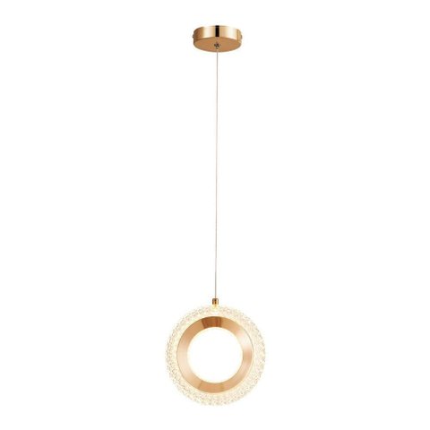 Lustre Pendente Astraled Helvetios Pt-9122 Dourado Brilho Led Bivolt Dourado Pt-9122