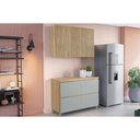 Ver imagem 1 de Kit Cozinha Nesher 2 Peças Rainha CZ430 Nature/Verde