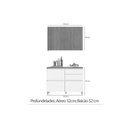 Ver imagem 4 de Kit Cozinha Nesher 2 Peças Rainha CZ430 Nature/Verde