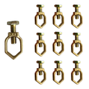 Ver imagem 1 de Kit 10 Grampo Reforçado Conector para Haste Aterramento 1/2