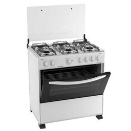 Fogão Caribe Piso 6 Bocas Branco Esmaltec Bivolt 104002108 - 3 Fogão Caribe Piso 6 Bocas Branco Esmaltec Bivolt 104002108 - 3