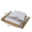 Ver imagem 3 de Cama de Casal com 6 Gavetas Genebra 138cm