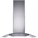 Ver imagem 1 de Coifa Ilha Cadence Gourmet Vidro Curvo Inox 90cm 220V CFA502