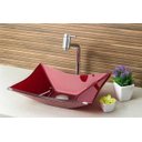 Ver imagem 2 de Kit: Cuba de vidro Retangular Vinho + Torneira Link Alta + Válvula