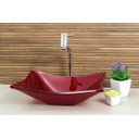 Ver imagem 3 de Kit: Cuba de vidro Retangular Vinho + Torneira Link Alta + Válvula