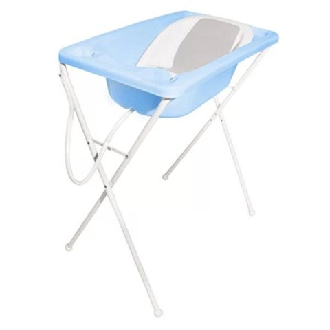 Banheira para Bebê Acqua Trio Galzerano Cor Azul Pastel