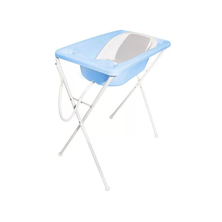 Banheira para Bebê Acqua Trio Galzerano Cor Azul Pastel
