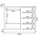 Ver imagem 4 de Cômoda Infantil 2 Portas e 4 Gavetas Pérola Branco - Phoenix
