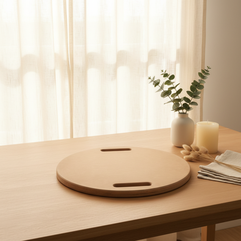 Bandeja Decorativa Redonda 40cm MDF 15mm
