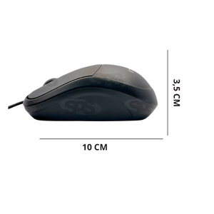 Mouse com Fio Inova Mou-11179 1.2m Confiança e Desempenho:cinza