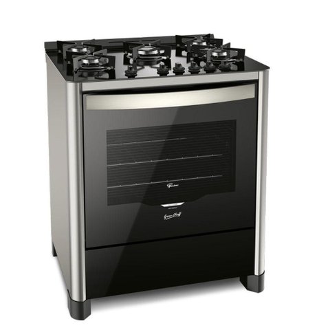 Fogão de Piso Fischer 5q Gran Cheff Gás Bivolt