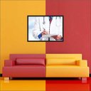 Ver imagem 4 de Quadro Decorativo Medicina Médico Consultórios Salas Decorações Profissão Com Moldura