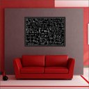 Ver imagem 1 de Quadro Decorativo Matemática Licenciaturas Física Fórmulas Salas Decorações Interiores Com Moldura