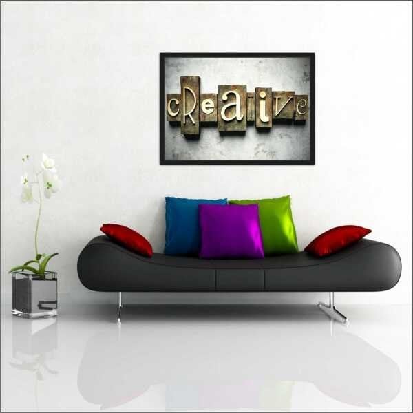 Quadro Decorativo Marketing Negócios RH Salas Decorações Interiores Com Moldura - 1