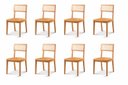 Ver imagem 3 de Kit 8 Cadeiras de Jantar com Encosto de Telinha Ava
