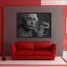 Quadro Decorativo Albert Einstein Físico Com Moldura Salas Decorações - 1