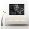 Quadro Decorativo Albert Einstein Físico Com Moldura Salas Decorações - 2