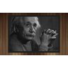 Quadro Decorativo Albert Einstein Físico Com Moldura Salas Decorações - 4