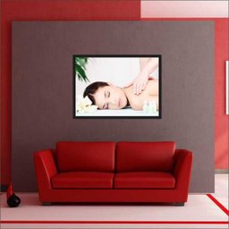 Quadro Decorativo Fisioterapia Massagem Massoterapia Salas Decorações Profissão Com Moldura - 4