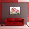 Quadro Decorativo Flores Borboletas Natureza Paisagens Salas Interiores Com Moldura Decorações - 2