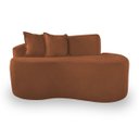 Ver imagem 2 de Sofá Design Robusto Elegante Curvo Bouclé:terracota