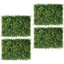 Ver imagem 1 de Kit 4 Placas Folhagem Permanente Samambaia Artificial Decoração de Painel Jardim Vertical Interno