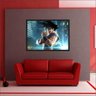 Quadro Decorativo Dragon Ball Goku Anime Desenho Salas Decorações Interiores Com Moldura - 3