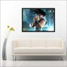 Quadro Decorativo Dragon Ball Goku Anime Desenho Salas Decorações Interiores Com Moldura - 1